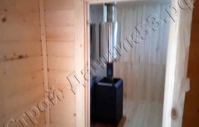 4 Брусовая баня Б-43 6×6, 64 м², Тульская область, Деревня Тесницкое (1)